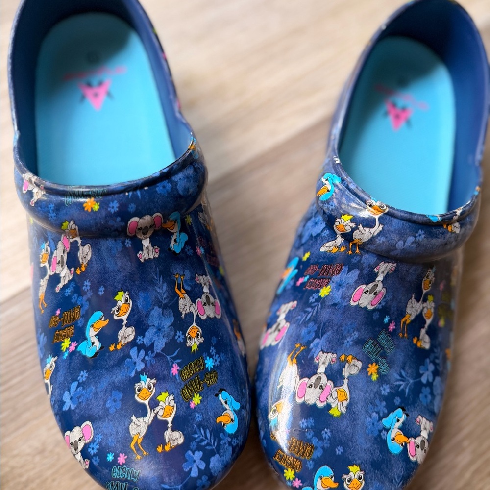 Colorful Cartoon Character Clogs
